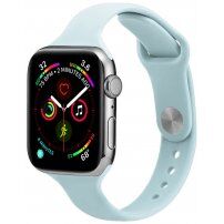 Cienki silikonowy pasek dla Apple Watch 42mm / 41mm / 40mm / 38mm - miętowe