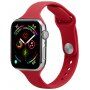 Cienki silikonowy pasek dla Apple Watch 42mm / 41mm / 40mm / 38mm - czerwony