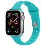 Cienki silikonowy pasek dla Apple Watch 42mm / 41mm / 40mm / 38mm - turkusowy