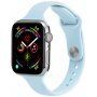 Cienki silikonowy pasek dla Apple Watch 42mm / 41mm / 40mm / 38mm - jasnoniebieskie