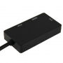 Redukcja / adapter 3w1 Mini DisplayPort (Thunderbolt) na HDMI / VGA / DVI dla MacBook - czarna