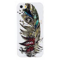 Etui ochronne świecące w ciemności dla iPhone 5 / 5S / SE (2016) - piórko