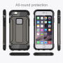 Super trwałe "Armor" etui dla iPhone 6 / 6S - kawowo-brązowe