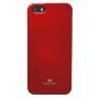MERCURY GOOSPERY ochronne błyszczące etui do iPhone 5 / 5S / SE (2016) - czerwony