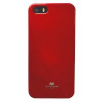 MERCURY GOOSPERY ochronne błyszczące etui do iPhone 5 / 5S / SE (2016) - czerwony