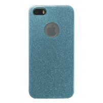 Błyszczące etui do iPhone 5 / 5S / SE (2016) - niebieskie