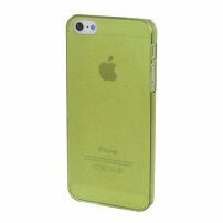 Ultra cienkie etui plastikowe dla iPhone 5 / 5S / SE (2016) - zielone