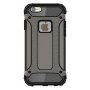 Super trwałe "Armor" etui dla iPhone 6 / 6S - kawowo-brązowe