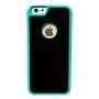 Magiczne antygrawitacyjne etui samoprzylepne dla Apple iPhone 6 / 6S - odpowiednie do selfie - czarno-zielone