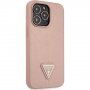 Pokrowiec Guess Saffiano Triangle dla iPhone 13 Pro Max - różowy