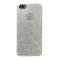 Błyszczące etui do iPhone 5 / 5S / SE (2016) - srebrny