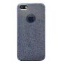 Błyszczące etui do iPhone 5 / 5S / SE (2016) - ciemnoszary