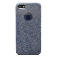 Błyszczące etui do iPhone 5 / 5S / SE (2016) - ciemnoszary