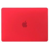 Matowa przezroczysta osłona dla MacBook 12" (A1534) - czerwone