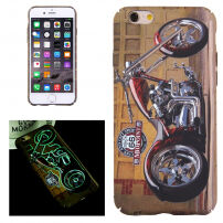 Etui ochronne świecące w ciemności dla Apple iPhone 6 / 6S - motocykl