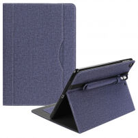 Etui ochronne z miejscem na Apple Pencil dla iPad 9,7" (2017/2018) / Pro 9,7" / Air 1 / 2 - niebieski