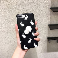 Etui ochronne z 3D króliczkiem dla Apple iPhone 7 Plus / 8 Plus - czarno-białe