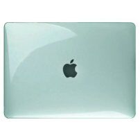 Błyszczące przezroczyste etui do MacBook Air 13" (A2681 / A3113) - pastelowy zielony