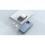 Magnetyczny bezprzewodowy powerbank CubeNest S1B0 z portem USB-C - 5 000 mAh - niebieska