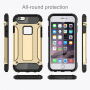 Super trwałe "Armor" etui do Apple iPhone 6 Plus / 6S Plus - złote