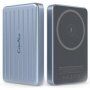 Magnetyczny bezprzewodowy powerbank CubeNest S1B0 z portem USB-C - 5 000 mAh - niebieska