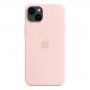Oryginalne Apple etui silikonowe z MagSafe dla iPhone 14 Plus - kredowy różowy