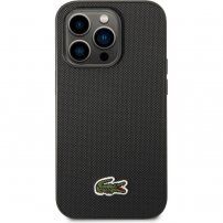 Lacoste Iconic Petit Pique Logo pokrowiec dla iPhone 14 Pro Max - czarny