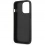 Guess 4G Metal Logo etui do iPhone 14 Pro - szary