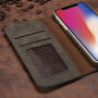 2w1 stylowy zdejmowany pokrowiec flip dla Apple iPhone XS / iPhone X - szary