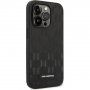 Karl Lagerfeld Saffiano Monogram pokrowiec dla iPhone 14 Pro Max - czarny