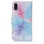 2w1 zdejmowany pokrowiec ochronny flip dla Apple iPhone XS / iPhone X - kolorowy kwiat