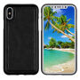 2w1 zdejmowany pokrowiec ochronny flip dla Apple iPhone XS / iPhone X - czarny