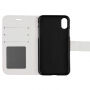 2w1 zdejmowany pokrowiec ochronny flip dla Apple iPhone XS / iPhone X - biały