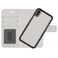2w1 zdejmowany pokrowiec ochronny flip dla Apple iPhone XS / iPhone X - biały