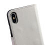 2w1 zdejmowany pokrowiec ochronny flip dla Apple iPhone XS / iPhone X - biały