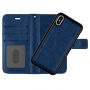 2w1 zdejmowany pokrowiec ochronny flip dla Apple iPhone XS / iPhone X - ciemnoniebieski