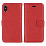 2w1 zdejmowany pokrowiec ochronny flip dla Apple iPhone XS / iPhone X - czerwony