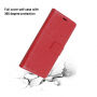 2w1 zdejmowany pokrowiec ochronny flip dla Apple iPhone XS / iPhone X - czerwony