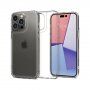Hybrydowa obudowa Spigen Quartz z matowym szkłem hartowanym dla iPhone 14 Pro - przezroczyste