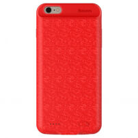 BASEUS etui designowe z baterią 5000mAh dla Apple iPhone 7 - czerwone