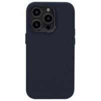 Pokrowiec Decoded Leather Backetui dla iPhone 14 Pro - niebieskie