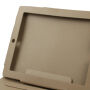 Luksusowy pokrowiec z PU skóry z klamrą dla Apple iPad 4 / 3 / 2 - czarny