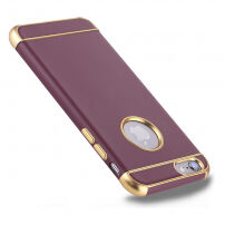 Etui ochronne do Apple iPhone 6 / 6S - złoto-bordowe