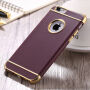 Etui ochronne do Apple iPhone 6 / 6S - złoto-bordowe