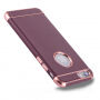 Etui ochronne do Apple iPhone 6 / 6S - różowo-złoto-bordowe