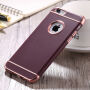 Etui ochronne do Apple iPhone 6 / 6S - różowo-złoto-bordowe