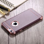 Etui ochronne do Apple iPhone 6 / 6S - różowo-złoto-bordowe