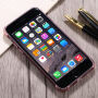 Etui ochronne do Apple iPhone 6 / 6S - różowo-złoto-bordowe