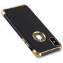 Etui ochronne do Apple iPhone XS / iPhone X - złoto-czarne