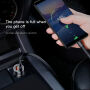 BASEUS ładowarka samochodowa z dwoma portami USB dla Apple iPhone / iPad / iPod - czerwona
